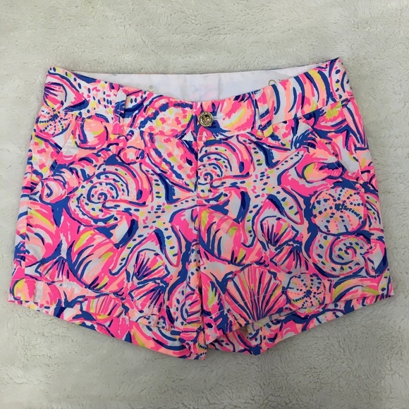 Lilly Pulitzer Callahan Shorts 0 Shell of a Time